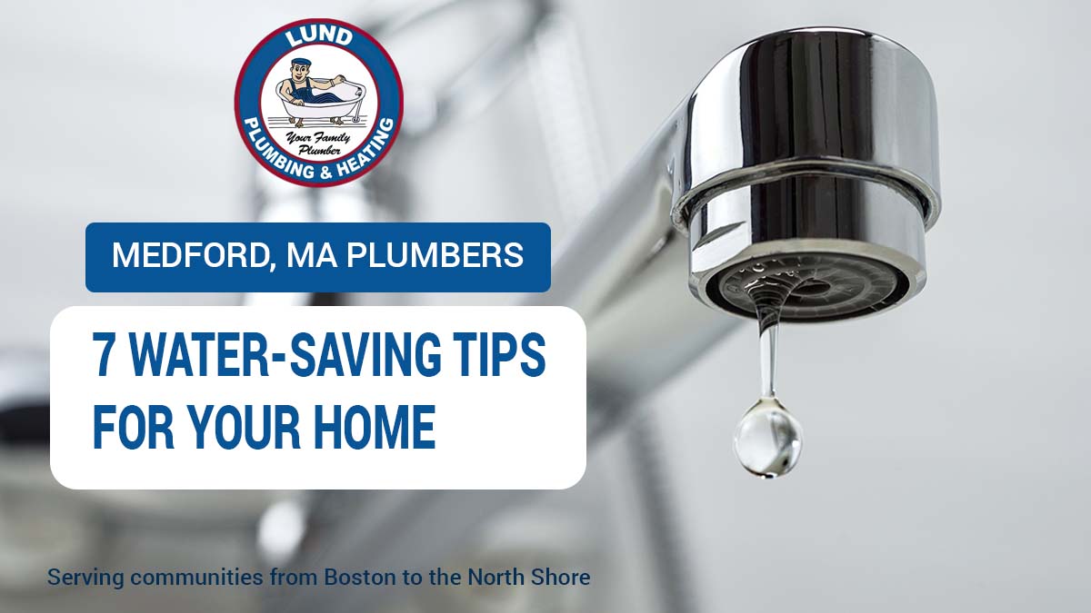 a dripping faucet highlighting information about water saving tips