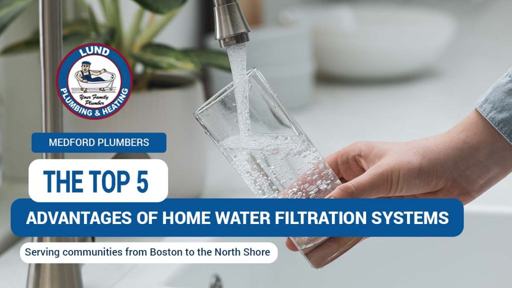 A person filling a class of water from the kitchen tap highlighting why a water filtration in your home is beneficial